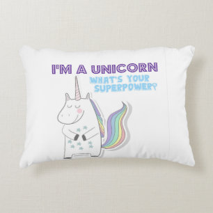 Coussins Décoratifs Superpuissance de l'Unicorne