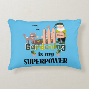 Coussins Décoratifs Superpuissance du jardin, jardinier mignon