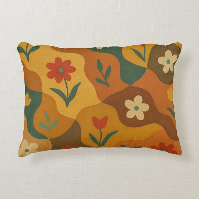 Coussins Décoratifs Sweet Retro Country Garden Motif (Devant)