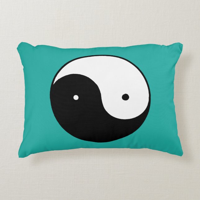 Coussins Décoratifs Symbole de Yin Yang (Devant)