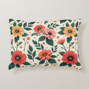 Coussins Décoratifs Symétrie florale classique
