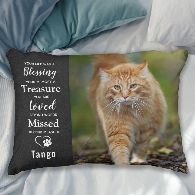 Coussins Décoratifs Sympathie cadeau du souvenir du souvenir du chat - (Créateur téléchargé)