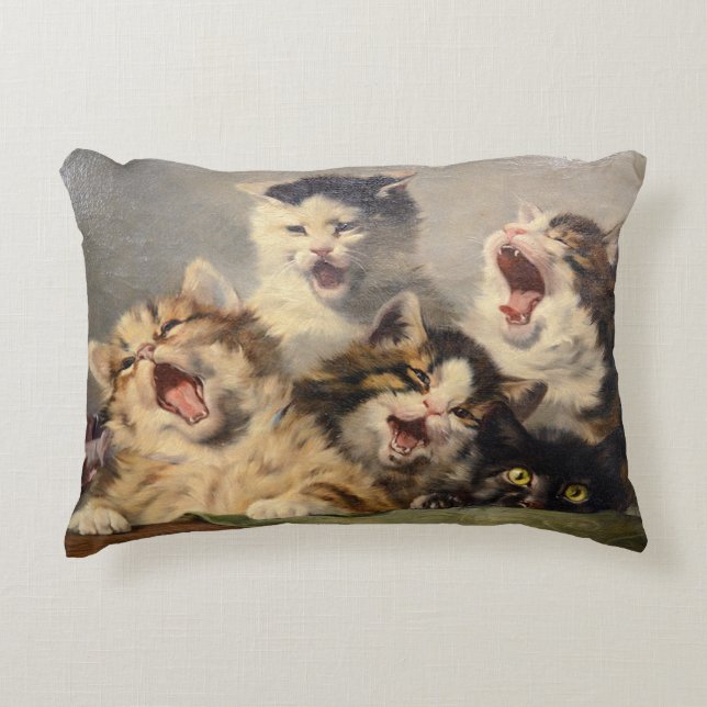 Coussins Décoratifs Symphonie de Kitten par Julius Adam II (Devant)
