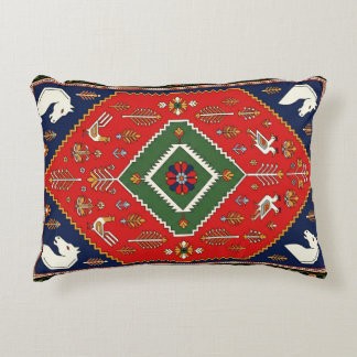 Coussins Décoratifs Tapisserie géométrique animale d'art folklorique t