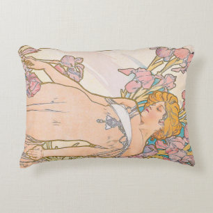 Coussins Décoratifs The Iris (1897) par Alphonse Mucha