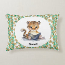 Tigre mignon lire un livre