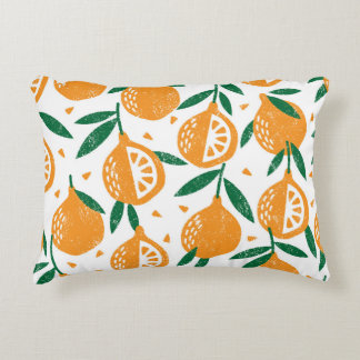 Coussins Décoratifs Timbres de fruits : Motif texturé Vintage sans sou