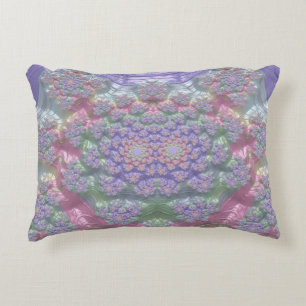 Coussins Décoratifs ~ TONS PASTEL ~ Design fractal ~ Original ~