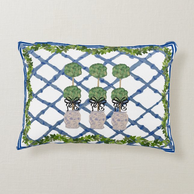 Coussins Décoratifs Topio Chinoiserie Ginger Jar Jars Lumbar (Dos)