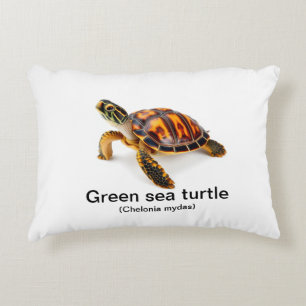 Coussins Décoratifs Tortue verte