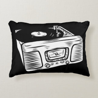 Coussins Décoratifs Tourne-disque vintage