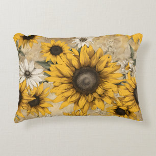 Coussins Décoratifs Tournesol