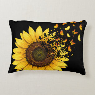 Coussins Décoratifs Tournesols Papillons