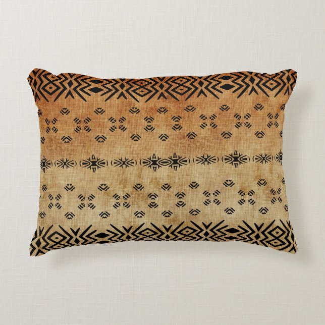 Coussins Décoratifs Tribal Brown beige (Devant)