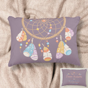Coussins Décoratifs Tribal Dreamcatcher Nouveau nom de bébé Birth Keep