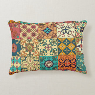 Coussins Décoratifs Tuiles portugaises : motif sans couture de style A