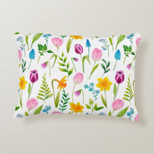 Coussins Décoratifs Tulipes Fleur Motif sans couture