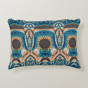 Coussins Décoratifs Turquoise Gold Sun Southwestern Art
