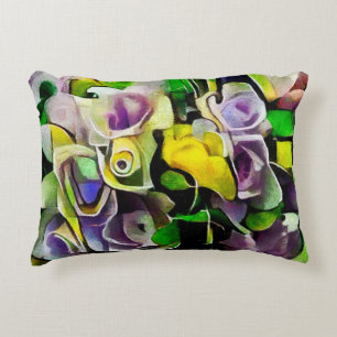 Coussins Décoratifs Un bouquet de belles fleurs dans un style moderne