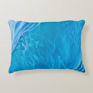 Coussins Décoratifs vague d'eau bleue