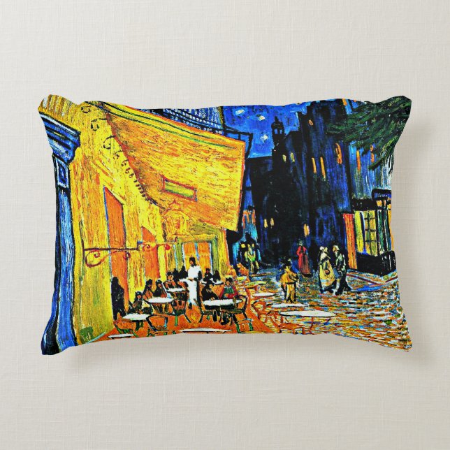 Coussins Décoratifs Van Gogh - Cafe Terrasse, (Devant)