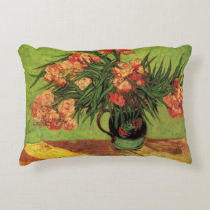 Coussins Décoratifs Vase aux Oleanders et livres de Vincent van Gogh