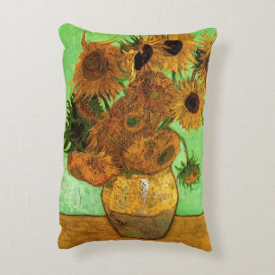 Coussins Décoratifs Vase avec douze tournesols par Vincent van Gogh