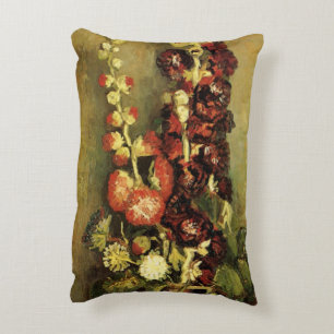 Coussins Décoratifs Vase avec Hollyhocks par Vincent van Gogh
