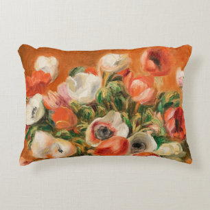 Coussins Décoratifs Vase d'anémones par Renoir