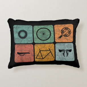 Coussins Décoratifs Vélo Cyclisme Vintage Pièces de vélo Cadeaux cycli