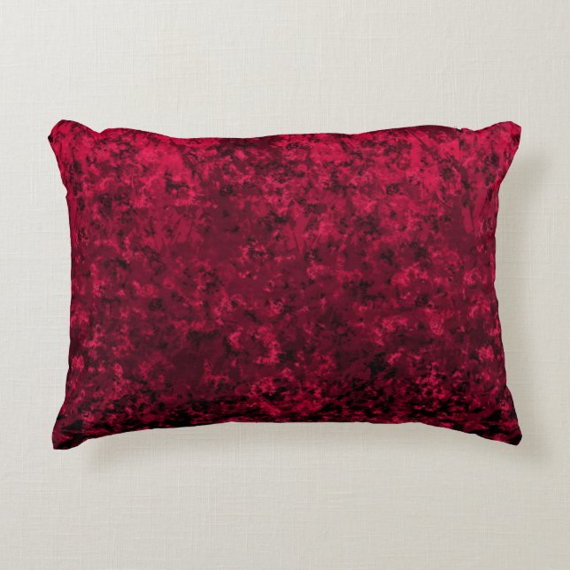 Coussins Décoratifs Velvet rouge (Devant)