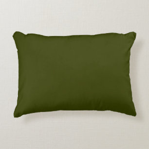 Coussins Décoratifs Vert olive foncé (couleur solide)