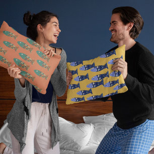 Coussins Décoratifs Vie marine, maison de plage, amoureux du poisson