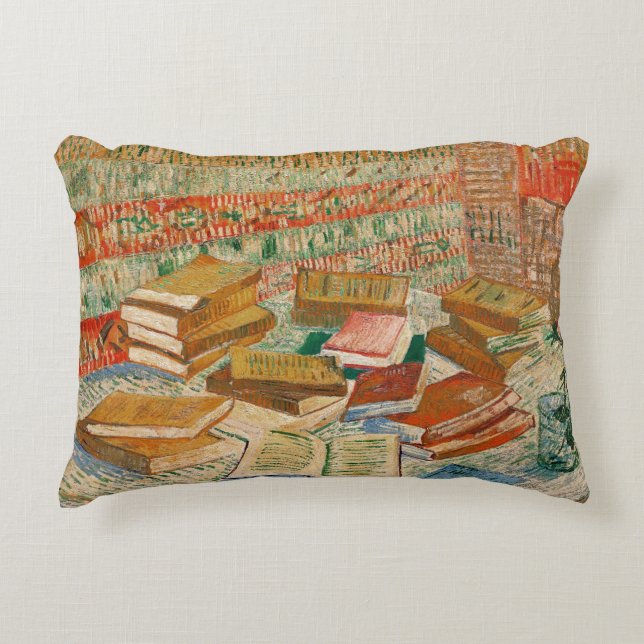 Coussins Décoratifs Vincent van Gogh | les livres jaunes, 1887 (Devant)