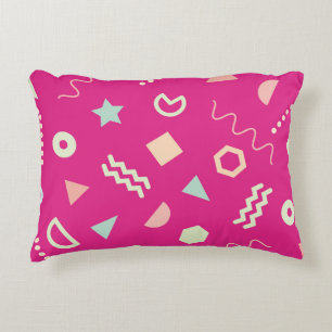 Coussins Décoratifs Vintage de motif répétitif sans faille avec Memphi