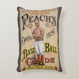 Coussins Décoratifs Vintage Sports Baseball, Guide de Reach Couverture