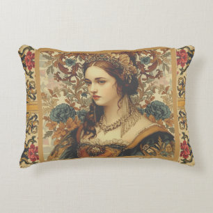 Coussins Décoratifs Vintage,Une noble dame belle et élégante,Classique