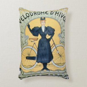 Coussins Décoratifs "Voie d'emballage de cycle d'hiver", objet exposé