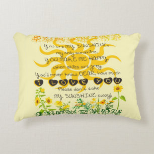 Coussins Décoratifs Vous êtes mon soleil