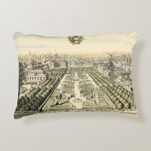 Coussins Décoratifs Vue aérienne de jardin formel par Éric Dahlbergh