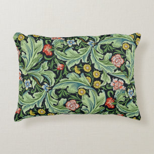 Coussins Décoratifs William Morris Fleurs florales Carnation vert rose