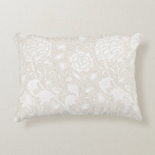 Coussins Décoratifs William Morris Motif Floral à Sepia