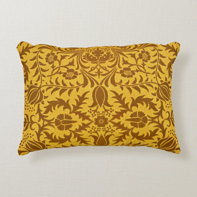 Coussins Décoratifs William Morris - Vine Gold, (Devant)