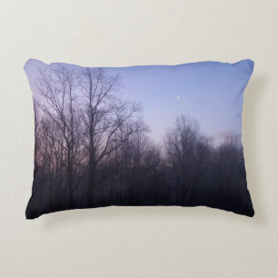 Coussins Décoratifs Winter Moon Matin Paysage Photographie