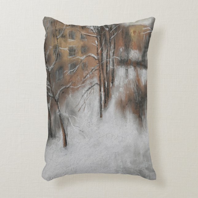 Coussins Décoratifs Winter Silence by the Window (Devant(Vertical))