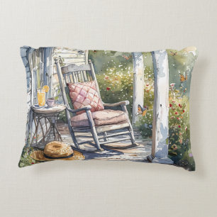 Coussins Décoratifs Wisteria Porch Rocking Chair Scène