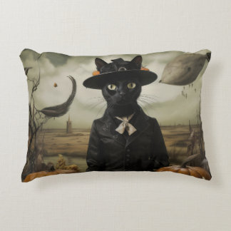 Coussins Décoratifs Witch Cat with Pumpkins 