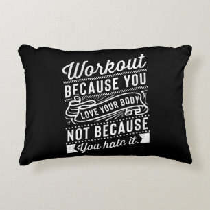 Coussins Décoratifs Workout Because