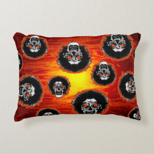 Coussins Décoratifs Yeux orange zombie