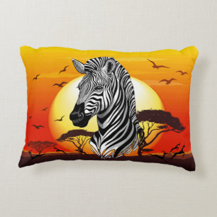 Coussins Décoratifs Zebra African Savanna Wild Animal